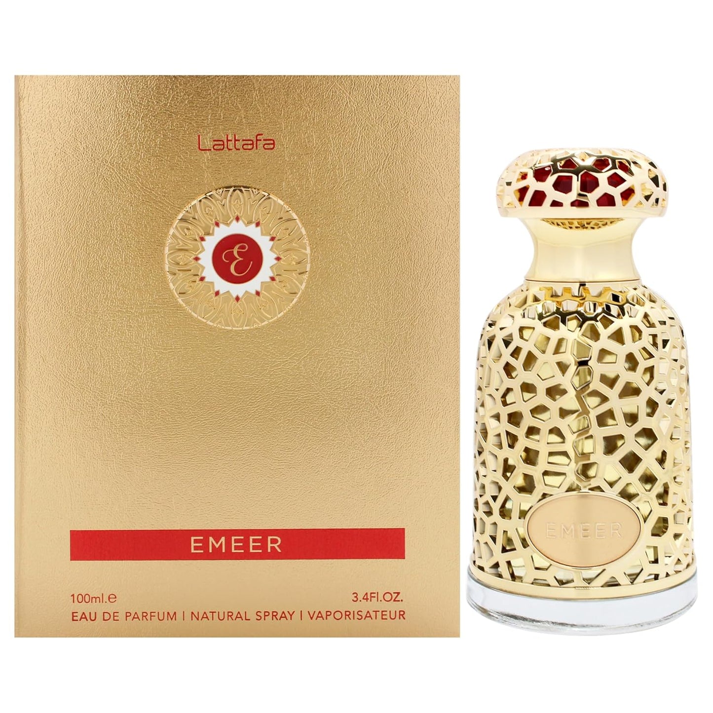 Eau de Parfum Spray 100ml - Unisex Amber Fragrance with Plum Grapefruit Orchid Heliotrope Vanilla Oud Tonka Bean & Labdanum Long Lasting Luxurious Scent
