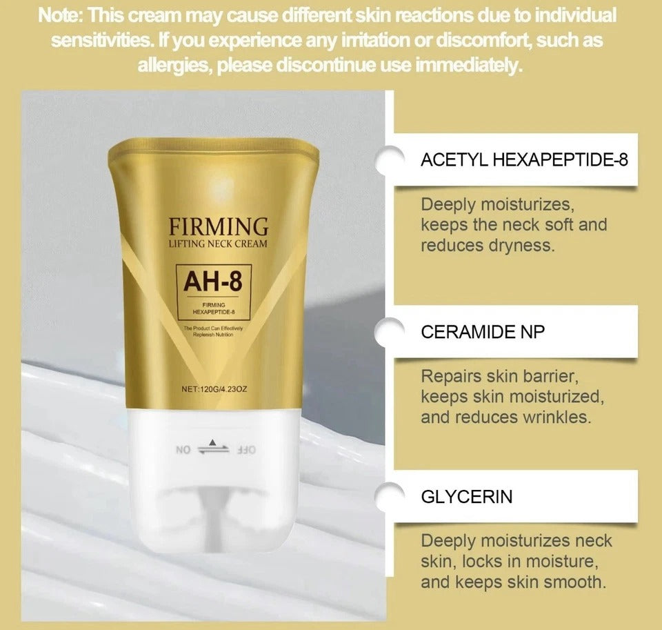 AH-8 Firming Neck Cream for Crepey Skin Body Care Comfort Roller Neck Cream