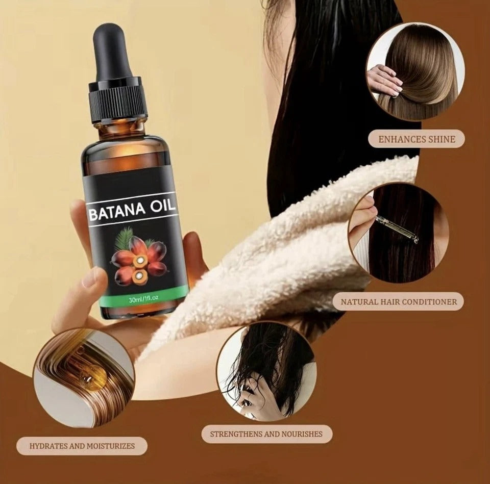 2x Natural Batana Oil for Hair Growth Organic Batana Oil Rosemary Castor Oil 2 P
