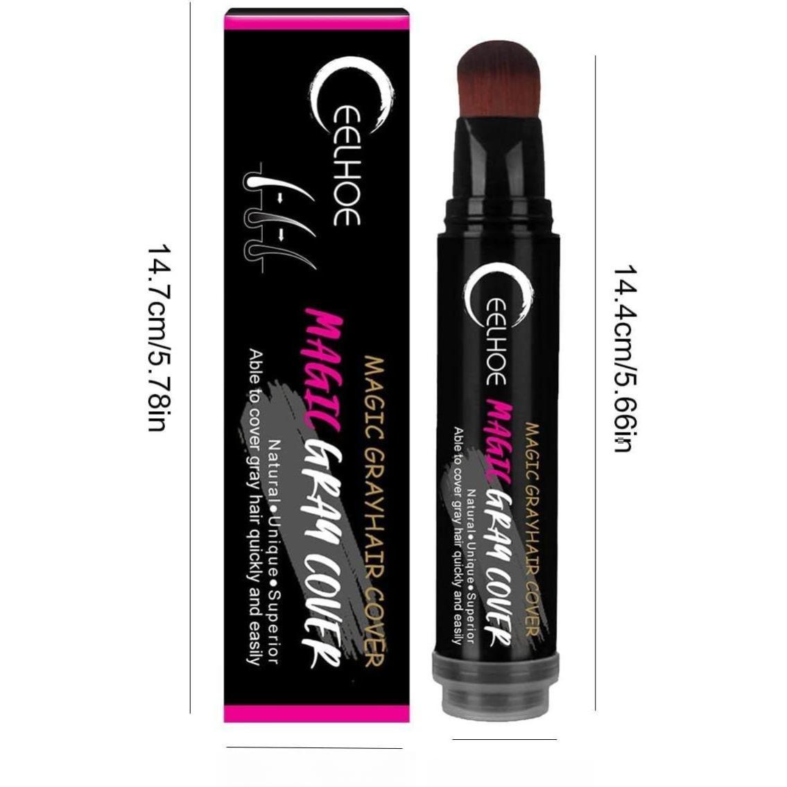Mercury Marine Magic Gray Hair Cover - 5.7L Capacity Hair Root Touch Up Concealer Pen for Natural Hair Color - No Warranty Included