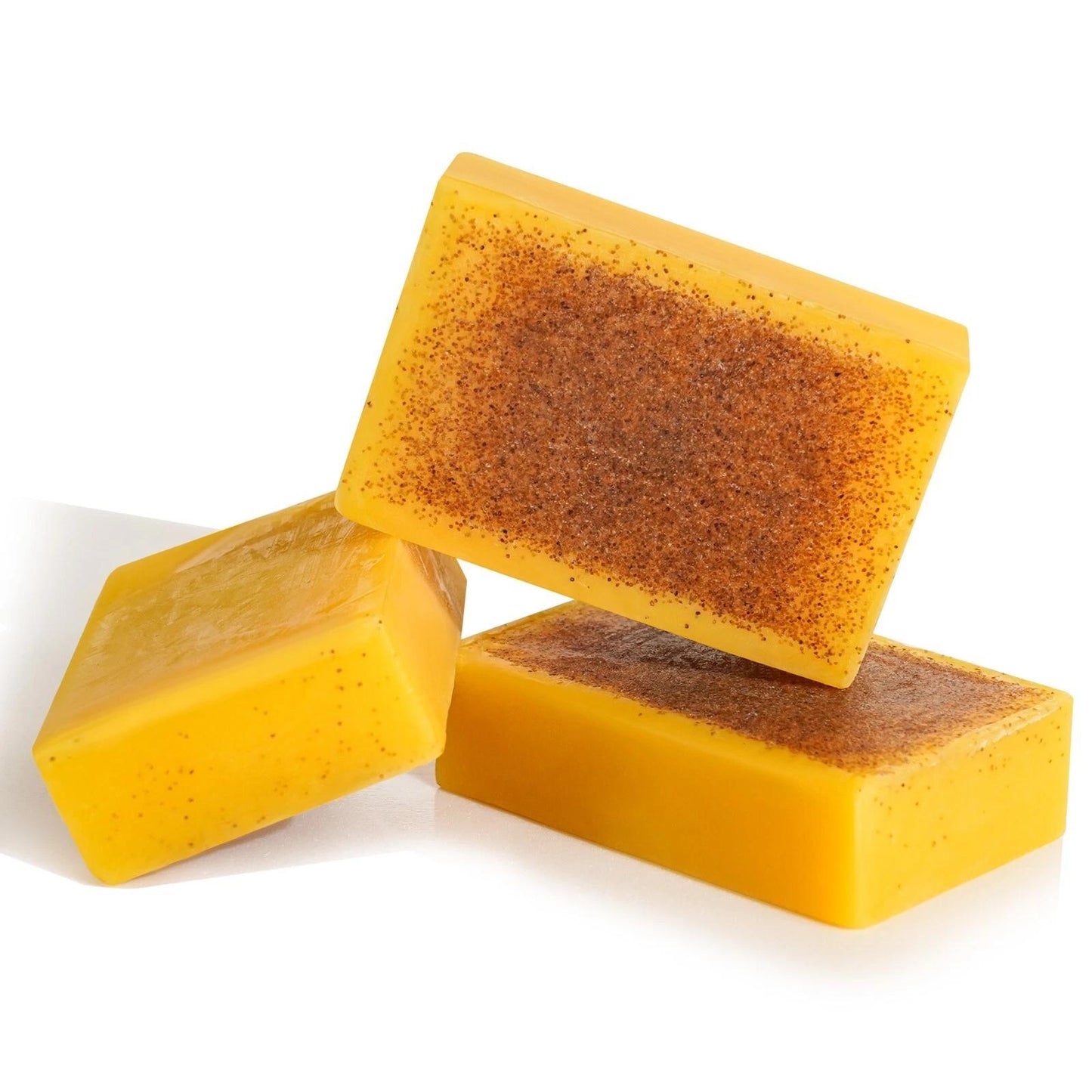 Lemon Turmeric & Kojic Acid Soap Bars 2 Pack 100G Each with Vitamin C Retinol & Collagen for Dark Spot Removal and Skin Brightening