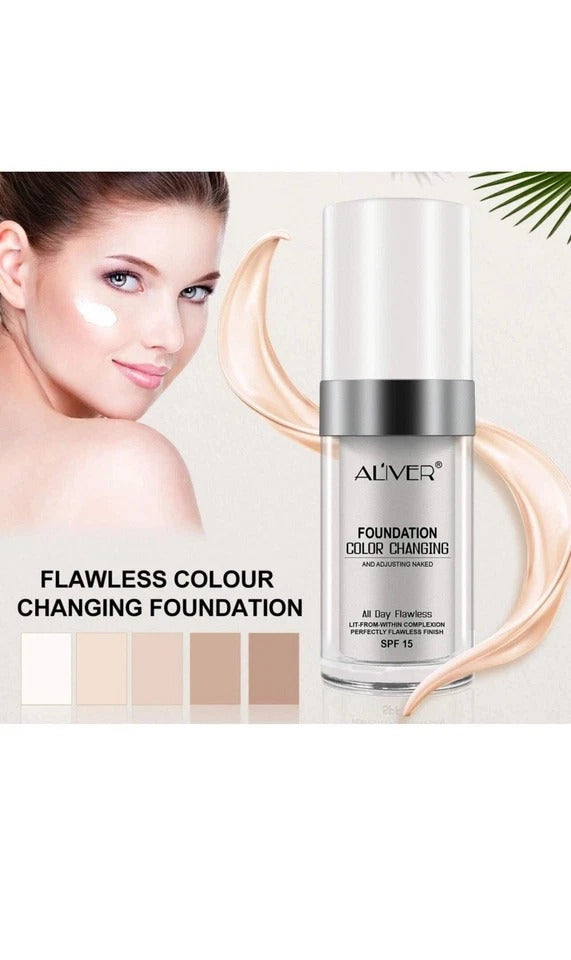 Colour Changing Foundation Magic Flawless Concealer Makeup Change Skin Tone /