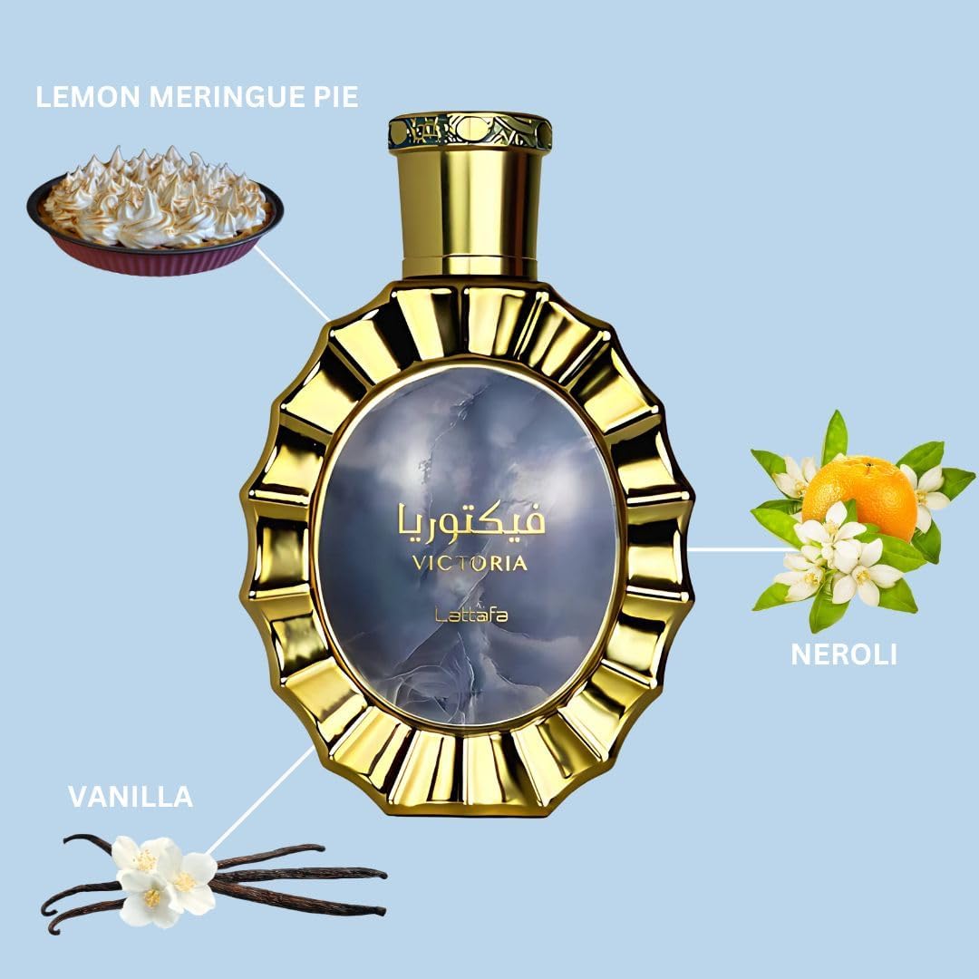 Eau de Parfum Spray for Women 100ml Fresh Citrus Floral Scent with Lemon Meringue Pie Neroli Vanilla Long Lasting Fragrance in Elegant Bottle Design Ideal for Daily Wear Special Occasions & Gifting Regular Edition