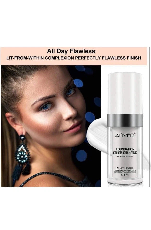 Colour Changing Foundation Magic Flawless Concealer Makeup Change Skin Tone /