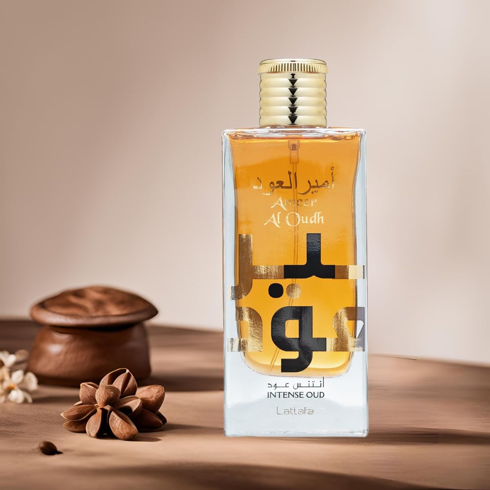 Eau de Parfum Spray 100ml - Unisex Amber Woody Fragrance with Saffron Nutmeg Geranium Labdanum Vanilla Oud Leather & Sandalwood Long Lasting Elegant Perfume for All Occasions