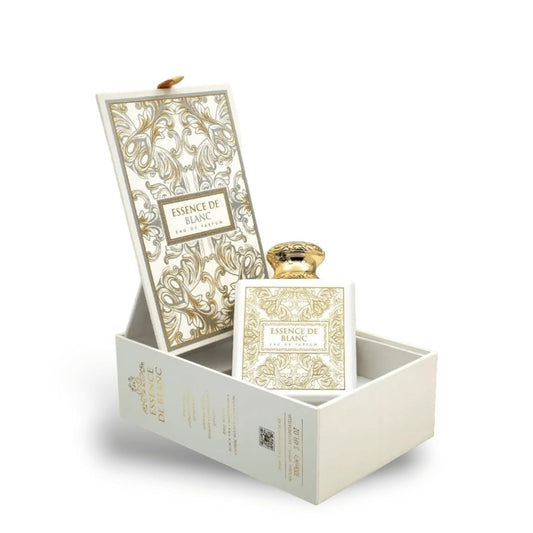 EssencePlug De Blanc Eau de Parfum Spray 100ml – Unisex Aromatic Citrus Perfume with Bergamot, Ginger, Mint, Aquatic Notes & Ambergris – Fresh & Elegant Scent Inspired by Paris