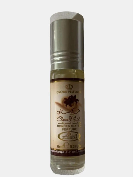 Choco Musk Concentrated Perfume 6ml - Women's Floral Fruity Fragrance with Bergamot Peach Jasmine Iris Vanilla Patchouli & White Musk Long Lasting Elegant Scent