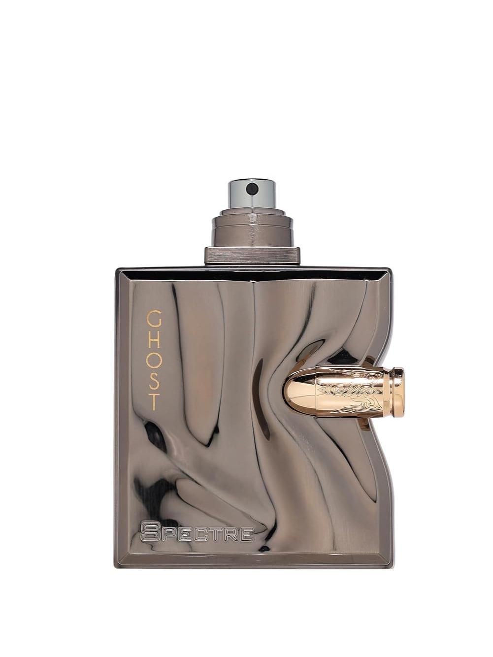 Ghost Fragrance Eau de Parfum Spray for Men 80ml - Captivating Scent with Ginger Bergamot Pink Pepper Green Citrus Black Currant Cardamom Turkish Rose Vanilla Sandalwood Cedar Cedarwood Patchouli Amber & Musk Regular Edition Woody Aromatic Perfume