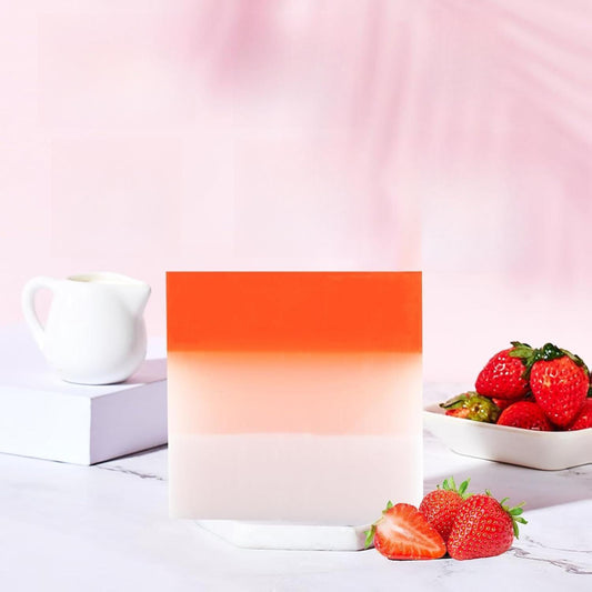 IK ZEE Yoni Bar 2 Pack - Strawberry Juice Scented Feminine Wash Soap for Women - PH Balanced & Organic - Handcrafted with Rose Essence & Coconut Oil - 100g Each - Soothe Relieve Rejuvenate