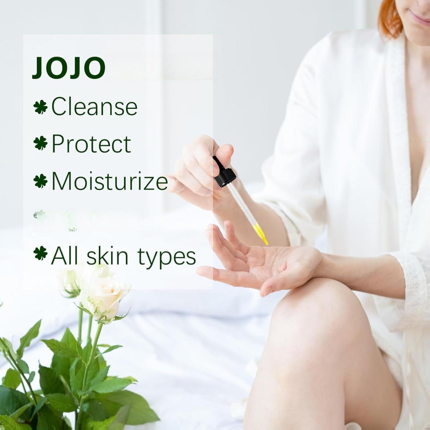 Jojoba Oil Organic 120ml 100% Pure Natural Nourishes Skin Face Hair Growth Controls Frizz Split Ends Hair Breakage Cold Pressed Unrefined Essential Oils DIY Beauty