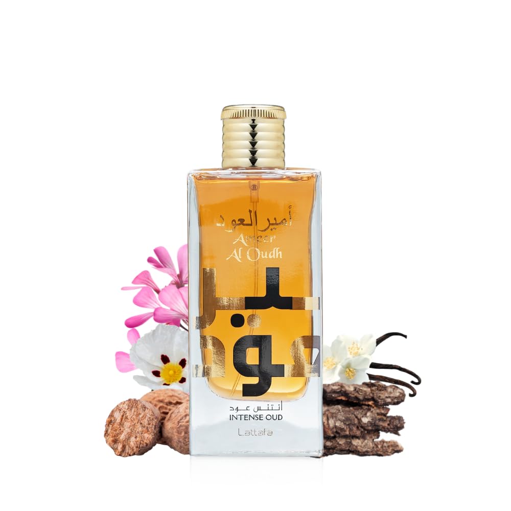 Eau de Parfum Spray 100ml - Unisex Amber Woody Fragrance with Saffron Nutmeg Geranium Labdanum Vanilla Oud Leather & Sandalwood Long Lasting Elegant Perfume for All Occasions