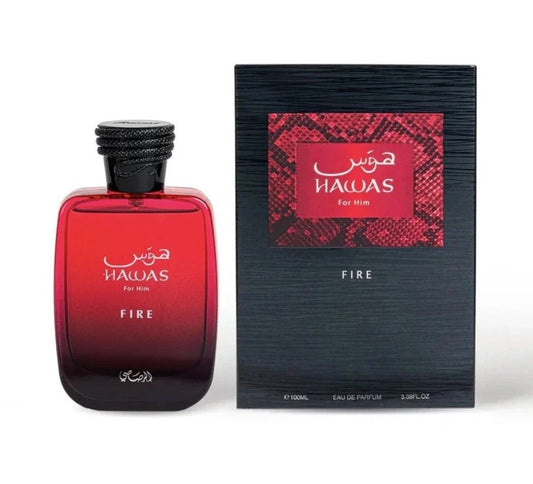 Hawas Fire EDP Perfume By Rasasi 100 ML🔥Hot New Release Niche Fragrance🔥