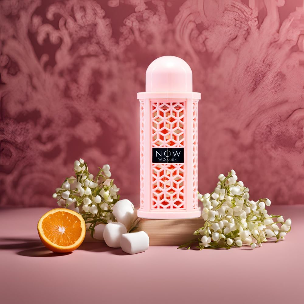 Eau de Parfum Spray for Women 100ml - Fruity Floral Fragrance with Red Fruits Orange Marshmallow Lily of the Valley Jasmine Vanilla Moss & Musk Long Lasting Scent Ideal for Daytime Elegance and Everyday Charm