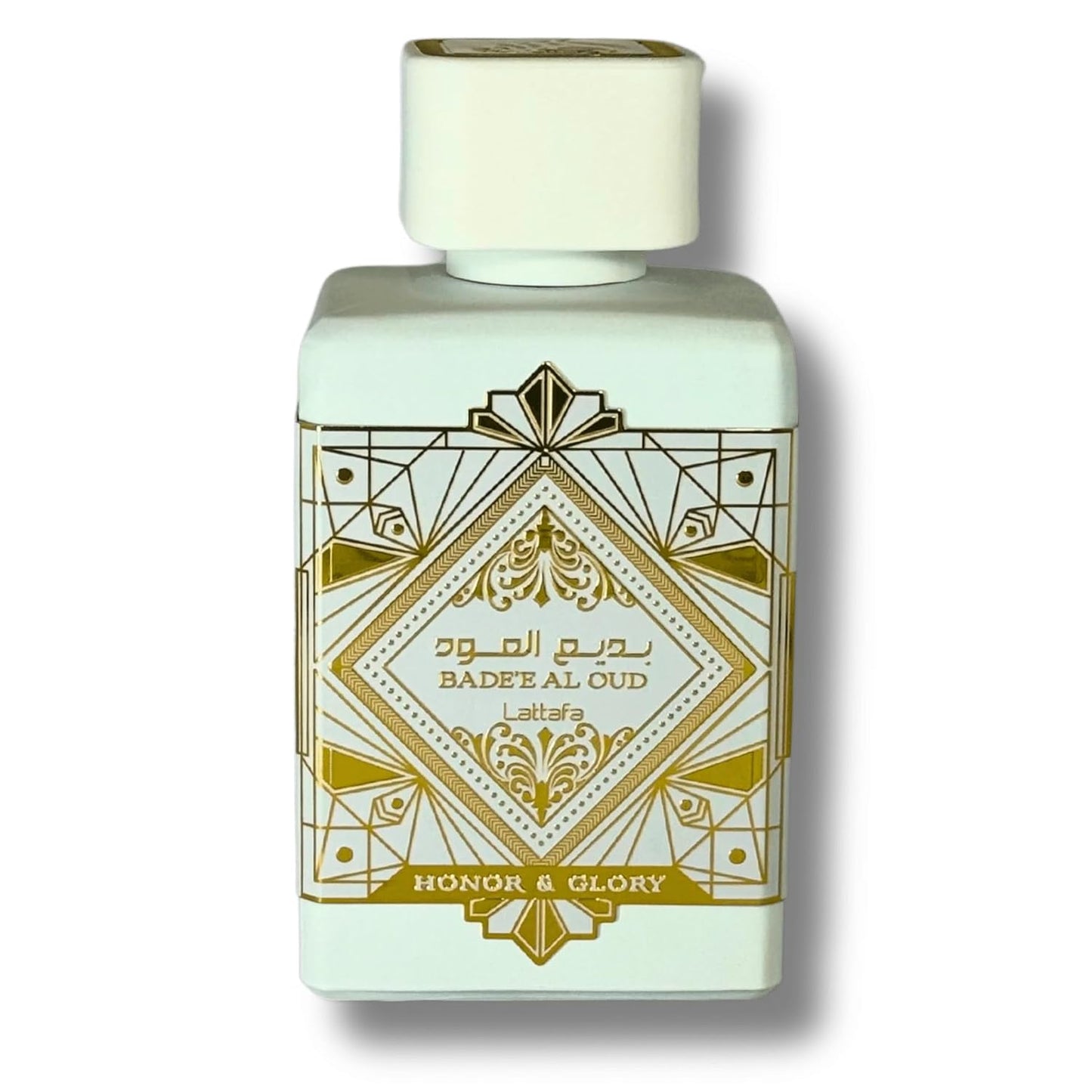 Badee Al Oud Honor & Glory Eau de Parfum Spray 100ml - Unisex Fruity Vanilla Warm Spicy Woody Fragrance with Pineapple Crème Brûlée Cinnamon Benzoin Turmeric Vanilla Sandalwood Cashmeran & Moss Long Lasting Scent