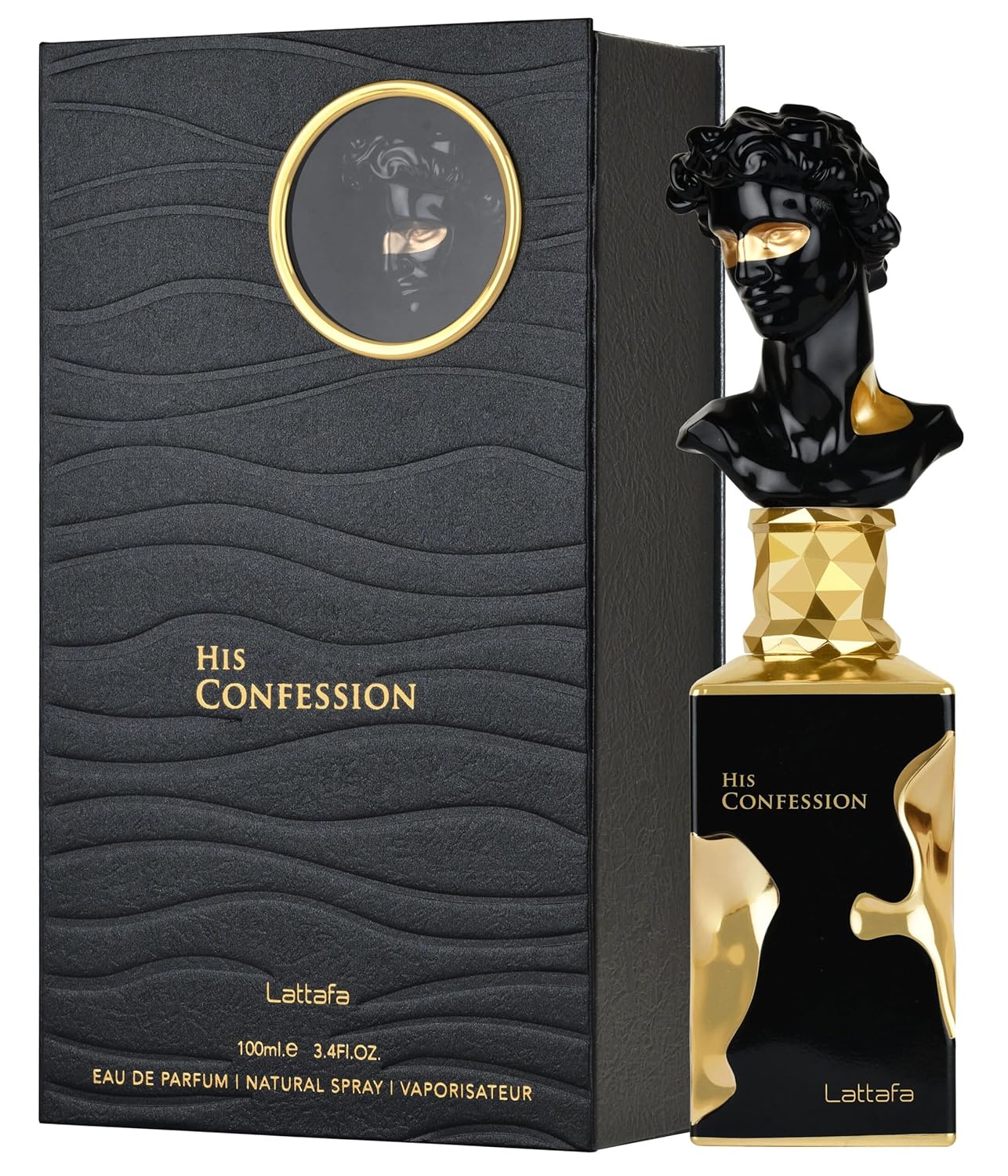 Eau de Parfum Spray for Men 100ml Bold Oriental Woody Scent with Mandarin Cinnamon Lavender Iris Cypress Benzoin Vanilla Tonka Amber Cedarwood & Incense Long Lasting Fragrance for All Occasions Regular Edition