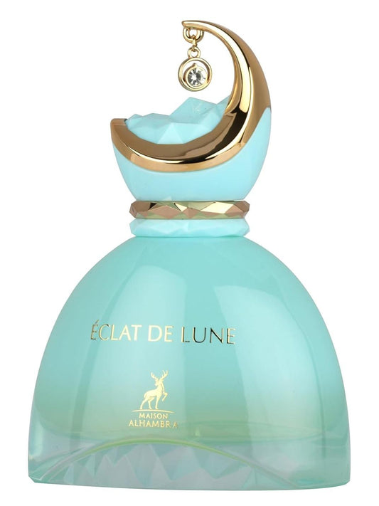Eclat De Lune Eau de Parfum Spray 100ml Women's Floral Sweet Perfume with Guava Davana Pink Pepper Tuberose Patchouli Amber Vetiver Long Lasting Elegant Scent for All Occasions Regular Edition