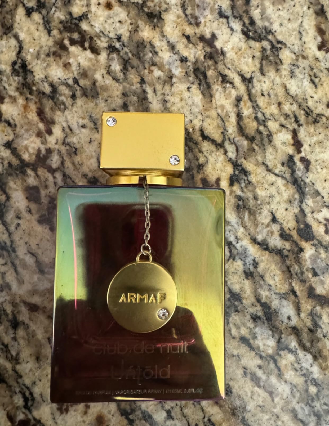 Eau de Parfum Spray 3.6oz Men's Long Lasting Amber Woody Scent with Saffron Jasmine Amberwood Ambergris Fir Resin & Cedar Bold Modern Fragrance Regular Edition