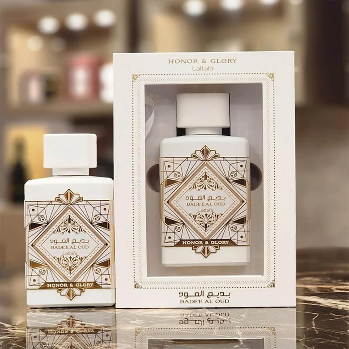 Badee Al Oud Honor & Glory Eau de Parfum Spray 100ml - Unisex Fruity Vanilla Warm Spicy Woody Fragrance with Pineapple Crème Brûlée Cinnamon Benzoin Turmeric Vanilla Sandalwood Cashmeran & Moss Long Lasting Scent