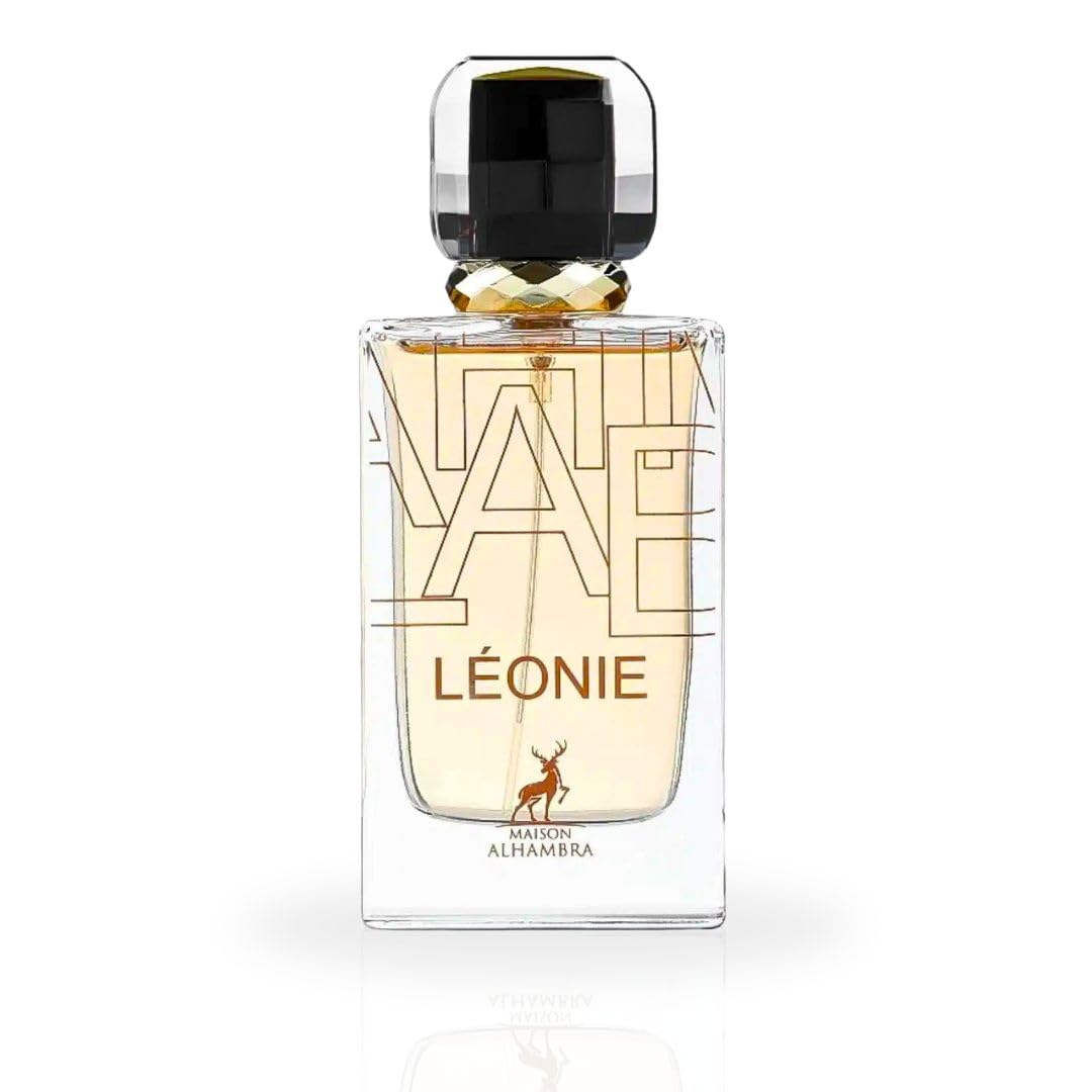 Maison Alhambra Leonie Eau de Parfum Spray 100ml Women's Floral Woody Musk Perfume with Lavender Mandarin Jasmine Vanilla & Ambergris Elegant Long Lasting Scent for Day Evening Wear Regular Edition