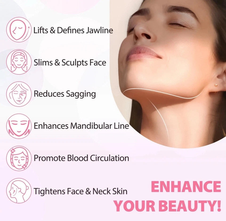 Chinology Double Chin Lifting Mask – Reusable V‑Line Firming Strap