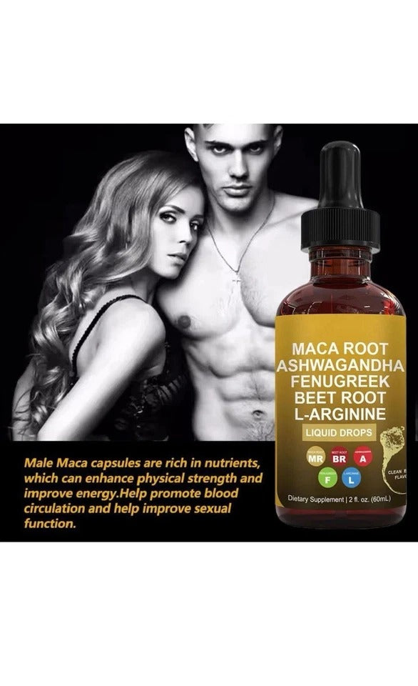 3-Pack Herbal Liquid Drops Sea Moss, Maca Root, Cayenne Energy & Immunity +MORE!