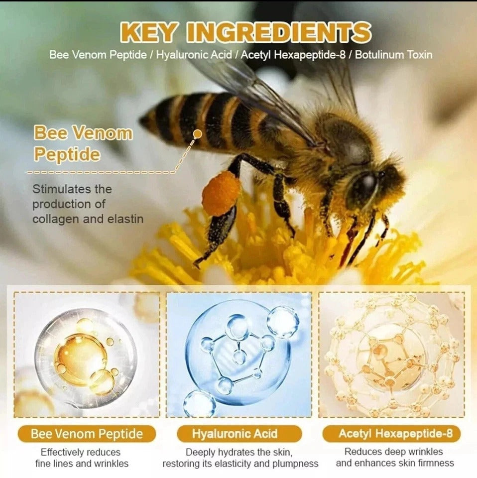 Bee Venom Moisturizing Cream 0.71 OZ – Hydrating Natural Skincare Set US SELLER!