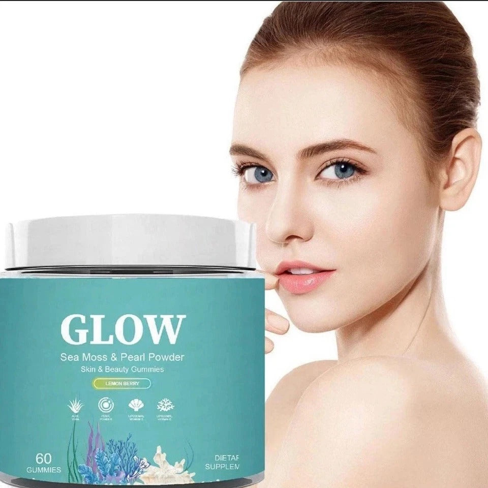 1X Sea Moss Pearl Powder Vitamin Gummies 60 Gummies for Skin & Beauty