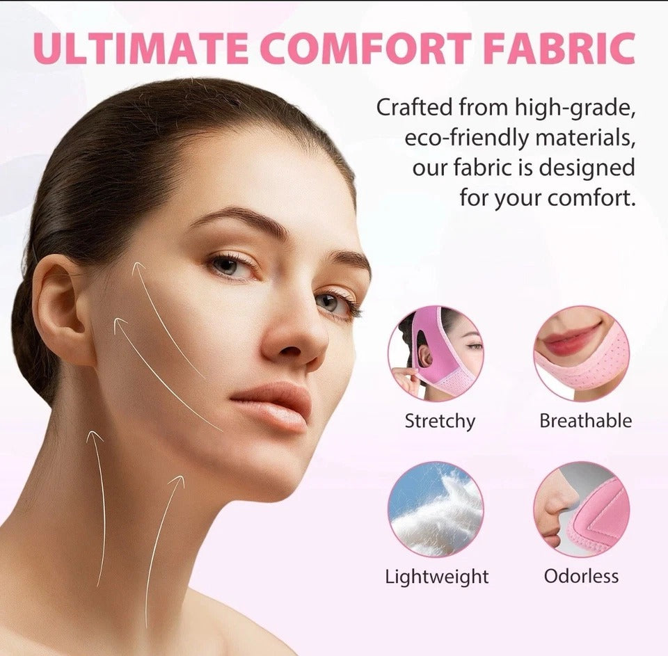 Chinology Double Chin Lifting Mask – Reusable V‑Line Firming Strap