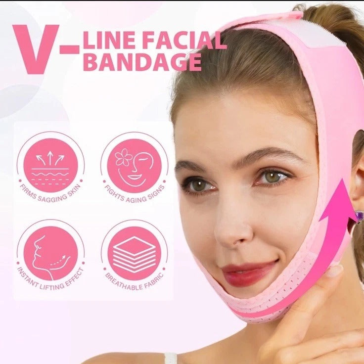 Chinology Double Chin Lifting Mask – Reusable V‑Line Firming Strap