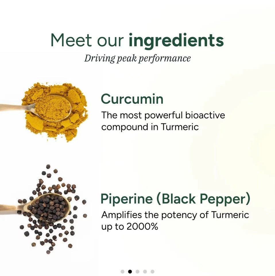 ROOT LABS Turmeric Gummies I No Added Sugar I 95% Curcumin & Black Pepper Ext...