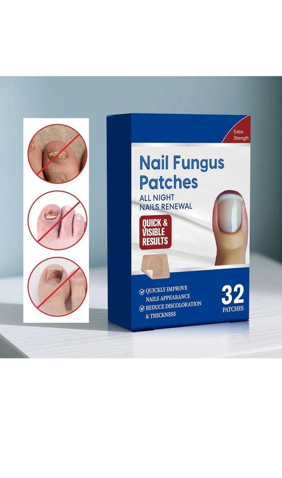 32 Pcs Toenail Fungus Treatment Stickers Toe Fungus Onychomycosis Repair Sticker