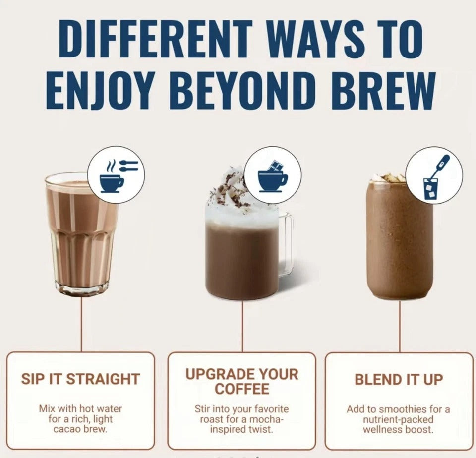 Live Conscious Beyond Brew Mushroom Coffee 7-in-1 Cacao Energy/focus/Gut/Mental!