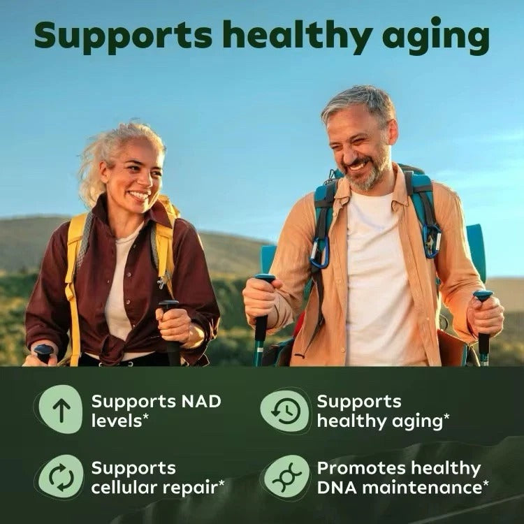 NAD+ ADVANCED 500mg Supplement for Anti-Aging, Energy, Focus / Nicotinamide 60Ct