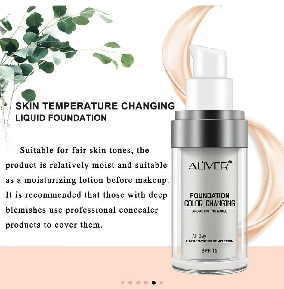 Colour Changing Foundation Magic Flawless Concealer Makeup Change Skin Tone /