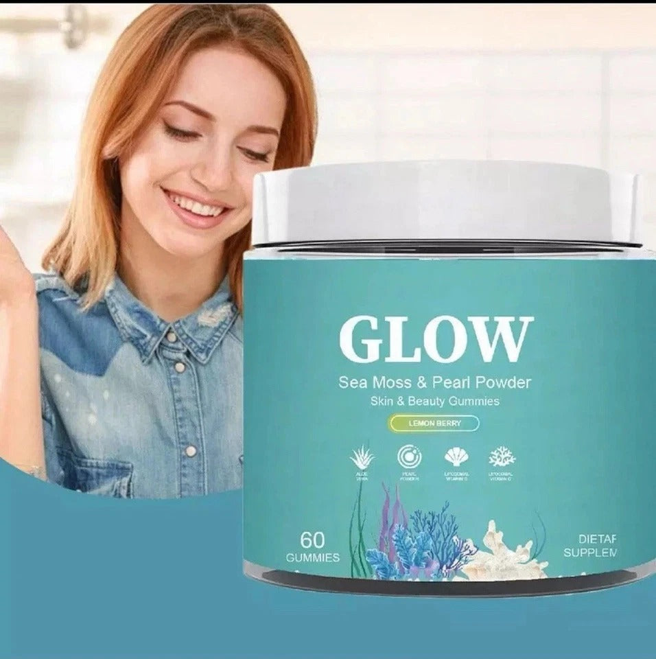 1X Sea Moss Pearl Powder Vitamin Gummies 60 Gummies for Skin & Beauty
