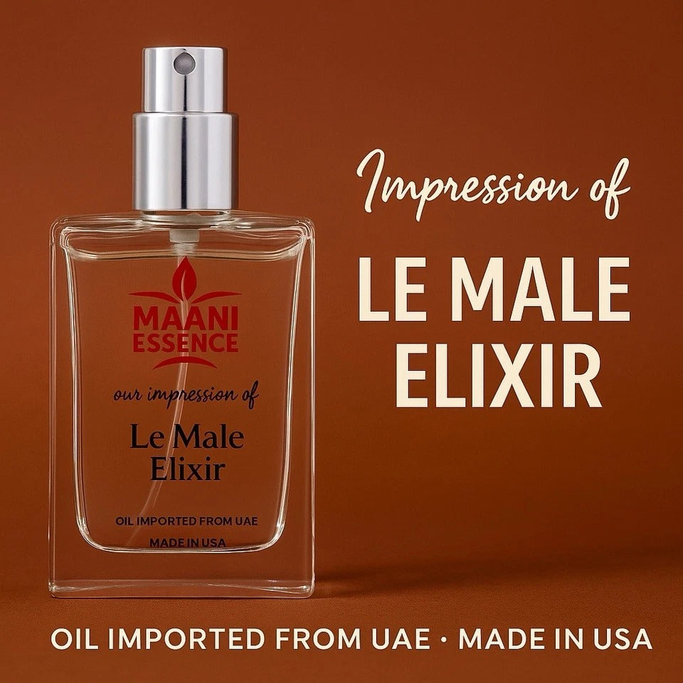 Maani Essence- Our Version Of LE MALE ELIXIR | LONG LASTING 8+ HOURS MADE IN UAE