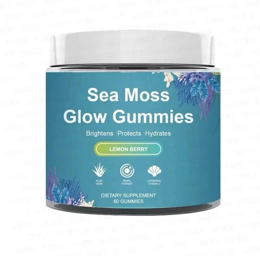 Seaweed gummies contain essential vitamins and minerals for skin nourishment