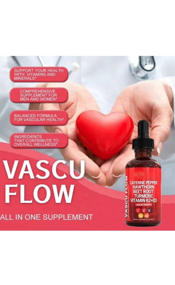 2-PACK Sea Moss & Vascu Glow Drops 2-Pack | Liquid Multivitamin Herbal Supplement
