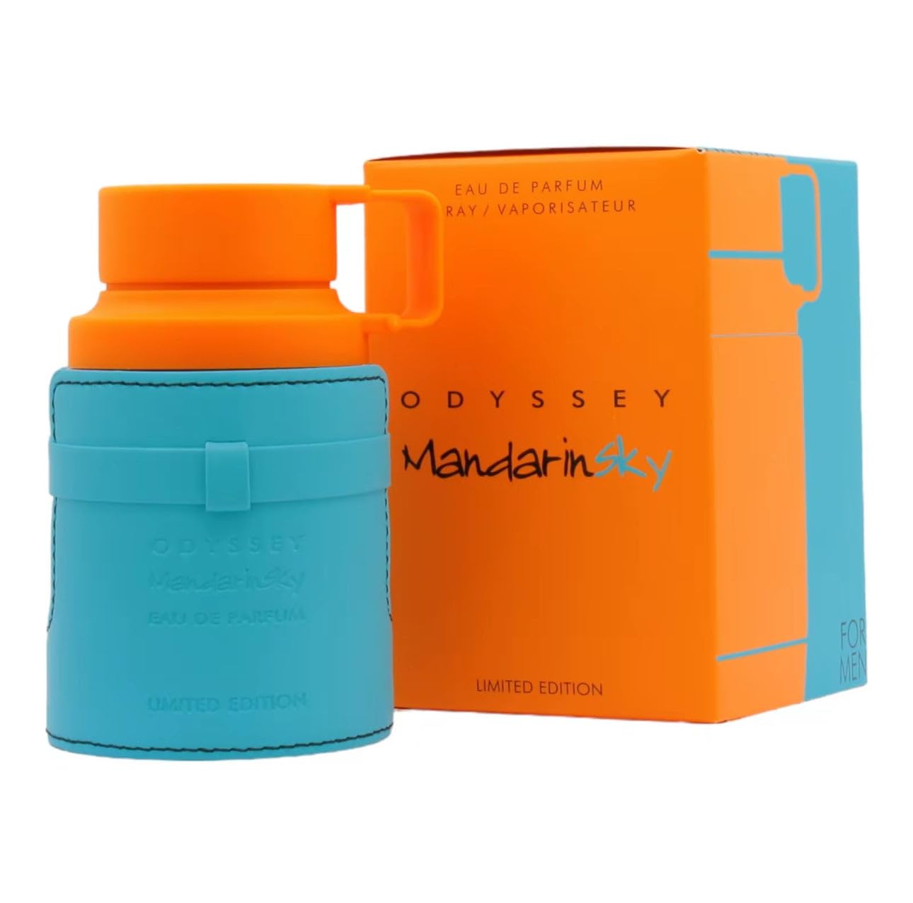 Eau de Parfum Spray for Men 100ml Vibrant Citrus Fragrance with Mandarin Orange Saffron Sage Caramel Tonka Bean Ambroxan Vetiver & Cedar Long Lasting Scent for Daily or Evening Wear