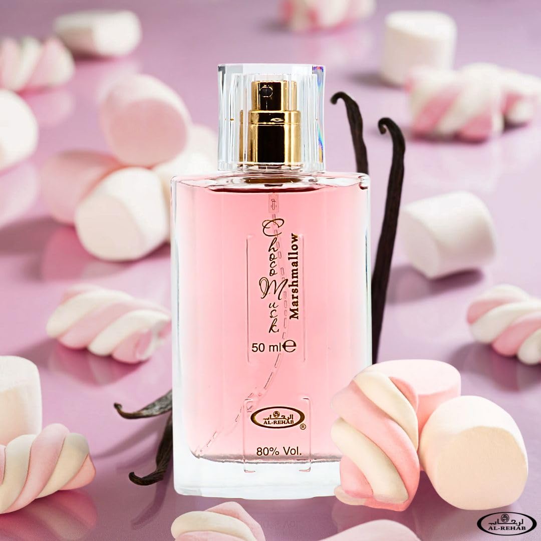 Eau de Parfum 50ml Sweet Gourmand Fragrance for Women Strawberry Marshmallow Amber Vanilla Cocoa Musk Cozy Long Lasting Scent Travel Friendly Bottle