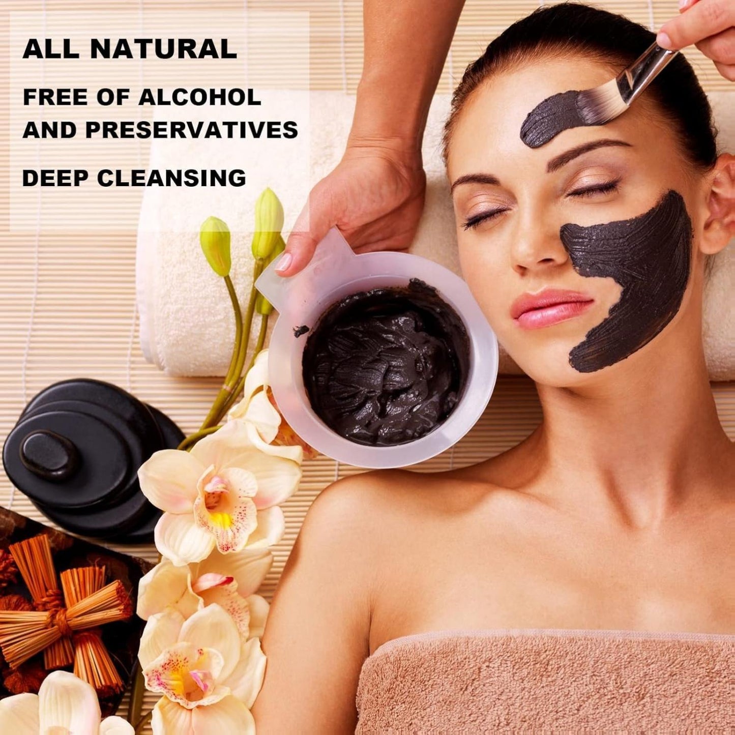 Skin Care Carbon Peel Gel Rejuvenation 300ml - All-Natural Deep Cleansing Cream for Softness & Wrinkle Reduction - Alcohol-Free Formula with Improved Pressure Head Design