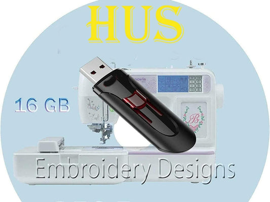 160k Embroidery Designs HUS Designs Embroidery On a USB