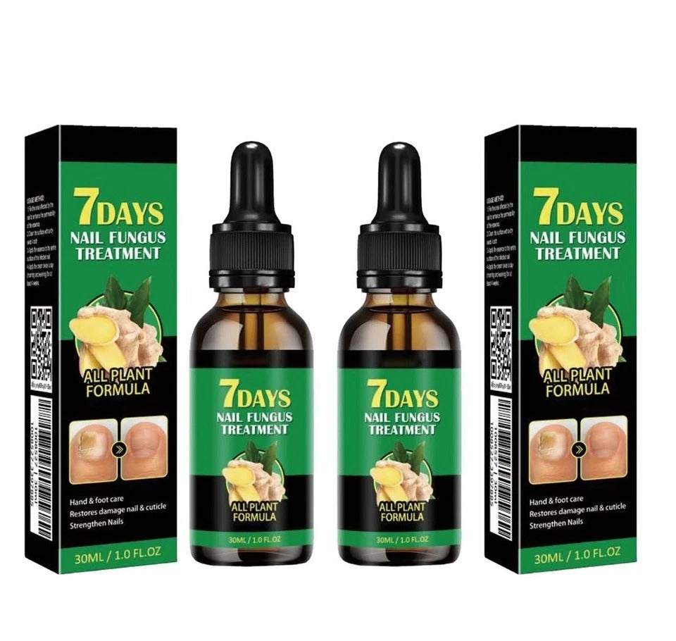 7-Day Toenail Fungus Treatment (2 Pack) Extra Repair for Discolored Nails 30MLx2