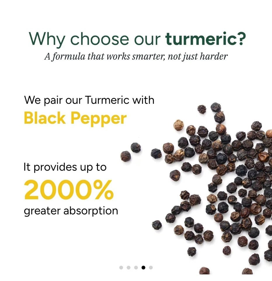 ROOT LABS Turmeric Gummies I No Added Sugar I 95% Curcumin & Black Pepper Ext...