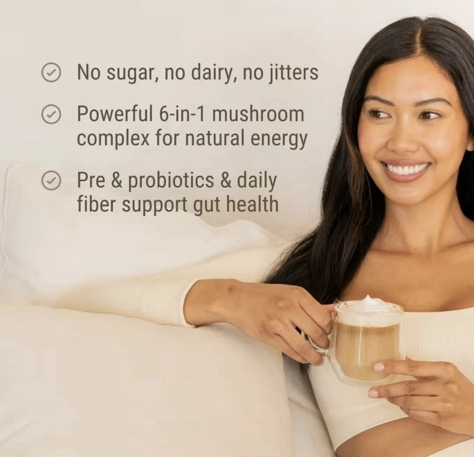 Live Conscious Beyond Brew Mushroom Coffee 7-in-1 Cacao Energy/focus/Gut/Mental!