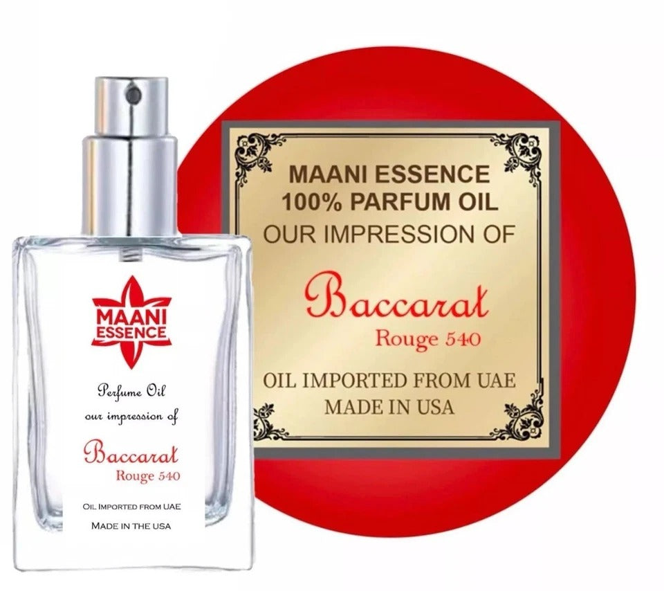 Maani Essence Our Impression of Baccarat Rouge 540, Eu Da Parfum, Long Lasting
