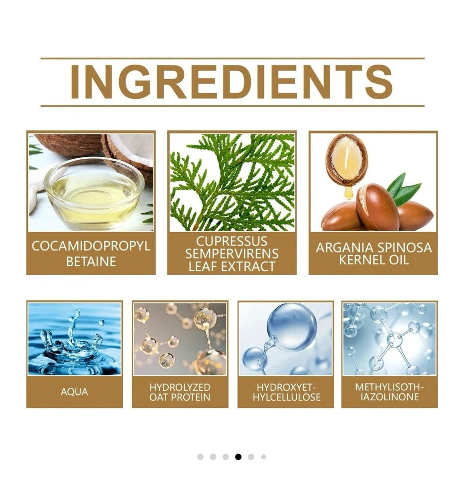 Herbal Hair Growth Shampoo Anti-Hair Loss Strengthen Scalp Nourish 100ml