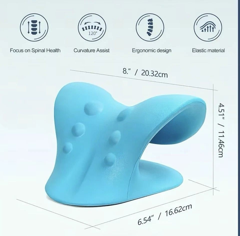 Neck Shoulder Relaxer Massage Rest Pillow Neck Stretcher Cervical Spine Health