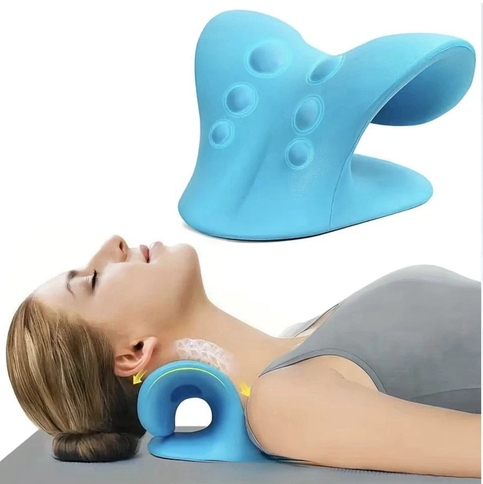 Neck Shoulder Relaxer Massage Rest Pillow Neck Stretcher Cervical Spine Health