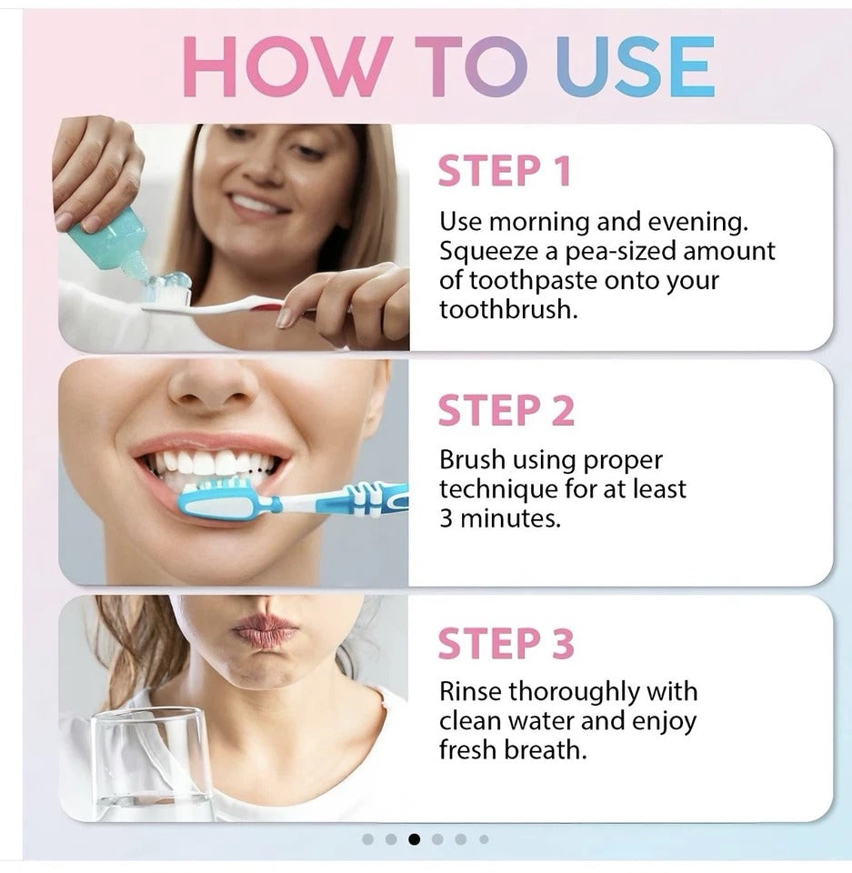 Niacinamide Whitening Toothpaste for Radiant Smile – Gentle Stain Removal, Fre
